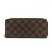 Pre-owned Canvas wallets Louis Vuitton Vintage , Brown , Dames