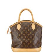 Pre-owned Canvas handbags Louis Vuitton Vintage , Brown , Dames