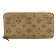 Pre-owned Leather wallets Louis Vuitton Vintage , Yellow , Dames