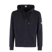 Ritssluiting Hoodie Fleecejas C.p. Company , Blue , Heren