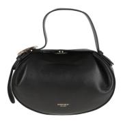 Elegante Monica Leren Hobo Tas Avenue 67 , Black , Dames