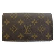 Pre-owned Canvas wallets Louis Vuitton Vintage , Brown , Dames