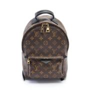 Pre-owned Canvas backpacks Louis Vuitton Vintage , Brown , Dames