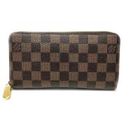 Pre-owned Canvas wallets Louis Vuitton Vintage , Brown , Dames