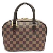 Pre-owned Canvas handbags Louis Vuitton Vintage , Brown , Dames