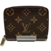 Pre-owned Canvas wallets Louis Vuitton Vintage , Brown , Dames