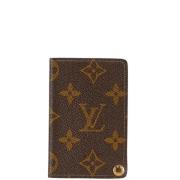 Pre-owned Canvas wallets Louis Vuitton Vintage , Brown , Dames