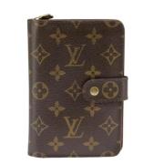 Pre-owned Canvas wallets Louis Vuitton Vintage , Brown , Dames