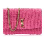 Natuurlijke Vezel Crossbody Tas Saint Laurent , Pink , Dames