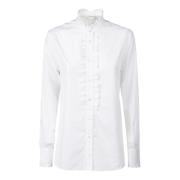 Elegante witte katoenen blouse Aspesi , White , Dames