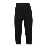 Zwarte hoge taille slim fit broek Jacquemus , Black , Dames