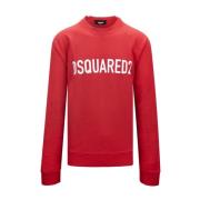 Heren Pullover Sweatshirt Dsquared2 , Red , Heren