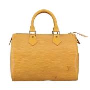 Pre-owned Leather louis-vuitton-bags Louis Vuitton Vintage , Yellow , ...