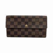 Pre-owned Canvas wallets Louis Vuitton Vintage , Brown , Unisex