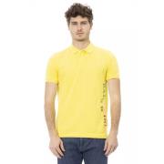 Geel Katoenen Heren Polo Shirt Baldinini , Yellow , Heren