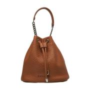 Bruine Bucket Bag & Rugzak Orciani , Brown , Dames