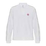 Polo met logo Casablanca , White , Heren