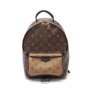 Pre-owned Canvas backpacks Louis Vuitton Vintage , Brown , Dames