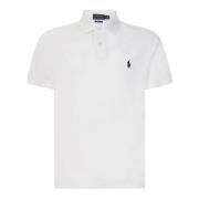 Witte Polo Shirt met Pony Borduursel Polo Ralph Lauren , White , Heren