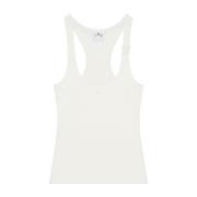 Witte Top voor Vrouwen Courrèges , White , Dames