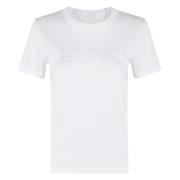 Slim Logo Tee Helmut Lang , White , Dames