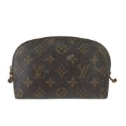 Pre-owned Canvas pouches Louis Vuitton Vintage , Brown , Dames