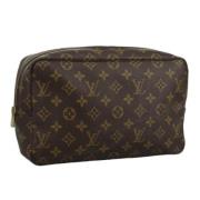 Pre-owned Canvas clutches Louis Vuitton Vintage , Brown , Dames