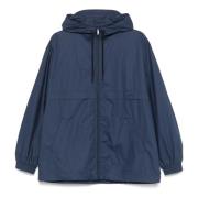 Blauwe Anorakjas met capuchon A.p.c. , Blue , Heren