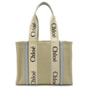 Pre-owned Canvas shoulder-bags Chloé Pre-owned , Gray , Dames