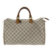 Pre-owned Canvas louis-vuitton-bags Louis Vuitton Vintage , White , Da...