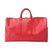 Pre-owned Leather louis-vuitton-bags Louis Vuitton Vintage , Red , Dam...