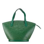 Pre-owned Leather louis-vuitton-bags Louis Vuitton Vintage , Green , D...