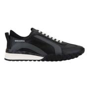 Heren Veterschoenen Sneakers Dsquared2 , Black , Heren