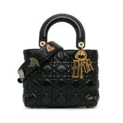 Pre-owned Leather dior-bags Dior Vintage , Black , Dames