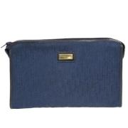 Pre-owned Canvas dior-bags Dior Vintage , Blue , Dames