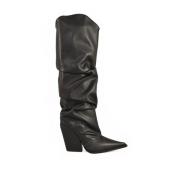 Stijlvolle laarzen van alternatieve vezels Alexandre Vauthier , Black ...