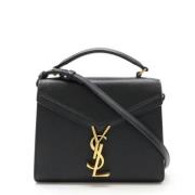 Pre-owned Leather handbags Yves Saint Laurent Vintage , Black , Dames