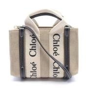 Pre-owned Canvas shoulder-bags Chloé Pre-owned , Beige , Dames