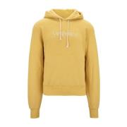 Hoodie met Geborduurd Logo Saint Laurent , Yellow , Dames