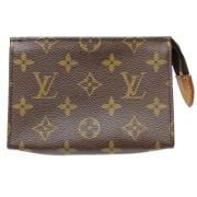 Pre-owned Canvas handbags Louis Vuitton Vintage , Brown , Dames