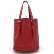 Pre-owned Leather totes Louis Vuitton Vintage , Red , Dames