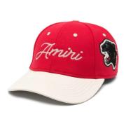 Geborduurde Baseballpet Rood Amiri , Red , Heren