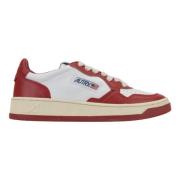 Leren Vetersneakers voor Vrouwen Autry , Red , Dames