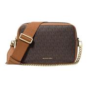 Ketting Camera Crossbody Tas Michael Kors , Brown , Dames