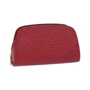 Pre-owned Canvas wallets Louis Vuitton Vintage , Red , Dames