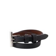 Zwart leren Cross-Bar armband Alexander McQueen , Black , Dames