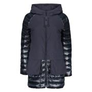 Donsjack met verstelbare capuchon Herno , Blue , Dames