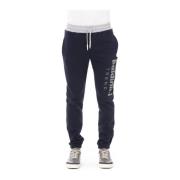 Sportieve joggingbroek met tijdloze elegantie Baldinini , Blue , Heren