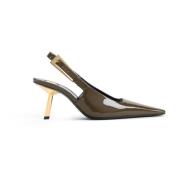 Lee 75 Pumps van groen lakleer Saint Laurent , Green , Dames