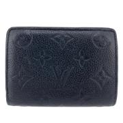 Pre-owned Canvas wallets Louis Vuitton Vintage , Black , Dames